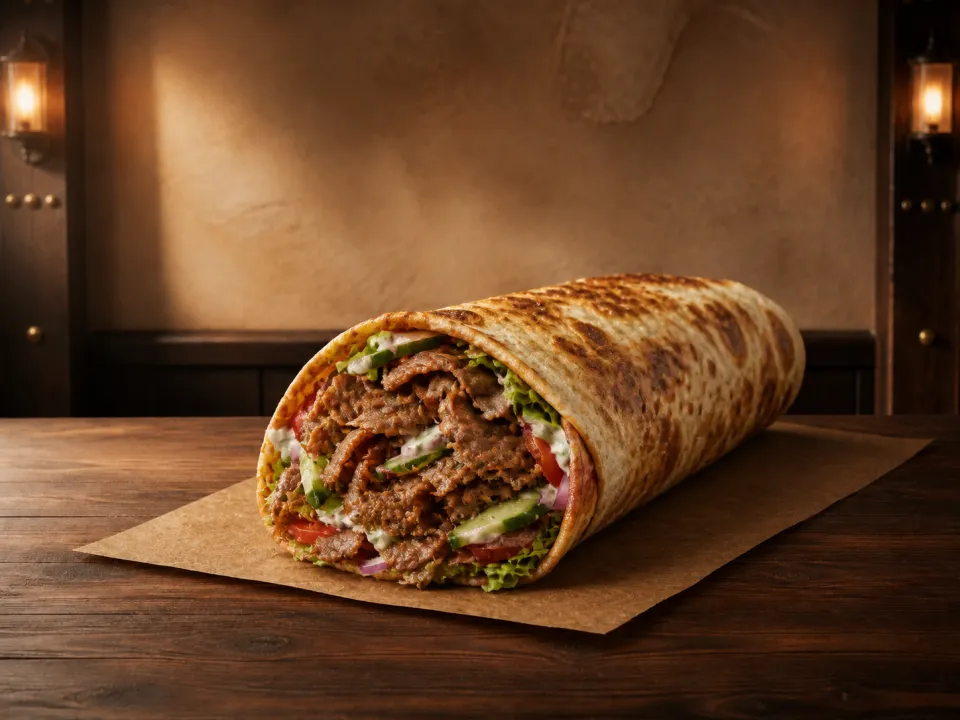 Saloon Lahmacun mit Döner